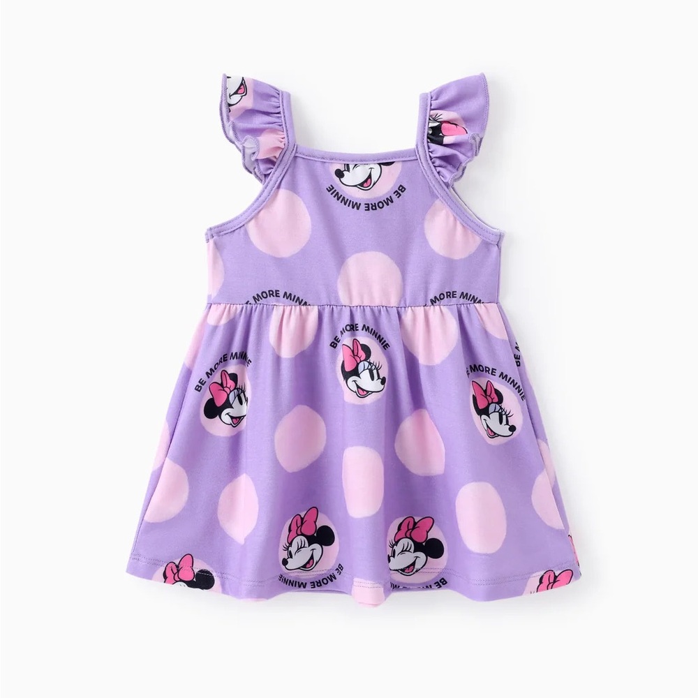 NWT 6-9M and 3-6M PatPat Lavender Minnie Mouse Dress